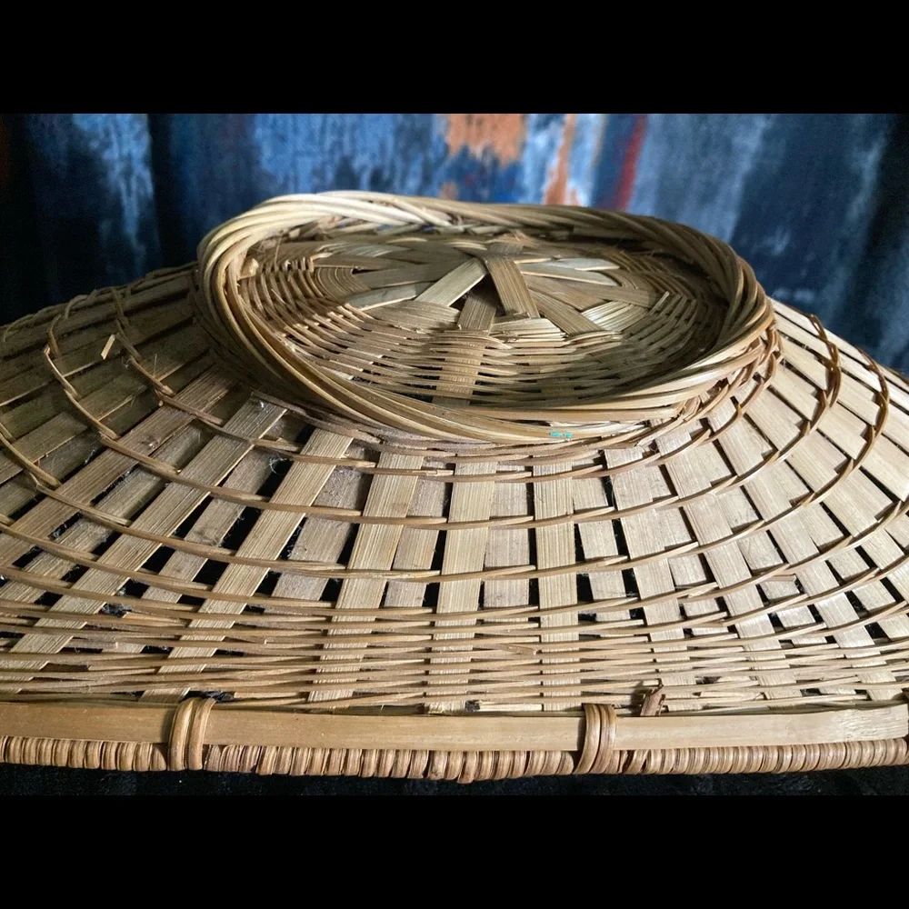 Vintage Hand Woven Basket | Unique Shape | Fall Decor | Thanksgiving | Bohemian